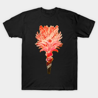 Occult Red & Gold Flower Bouquet of Hands T-Shirt